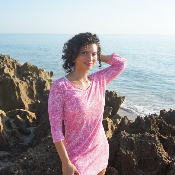 🌸Lilly Pulitzer🌸 Eliza Get Cracking 100% Cotton Dress Size XS EUC - Picture 2 of 11